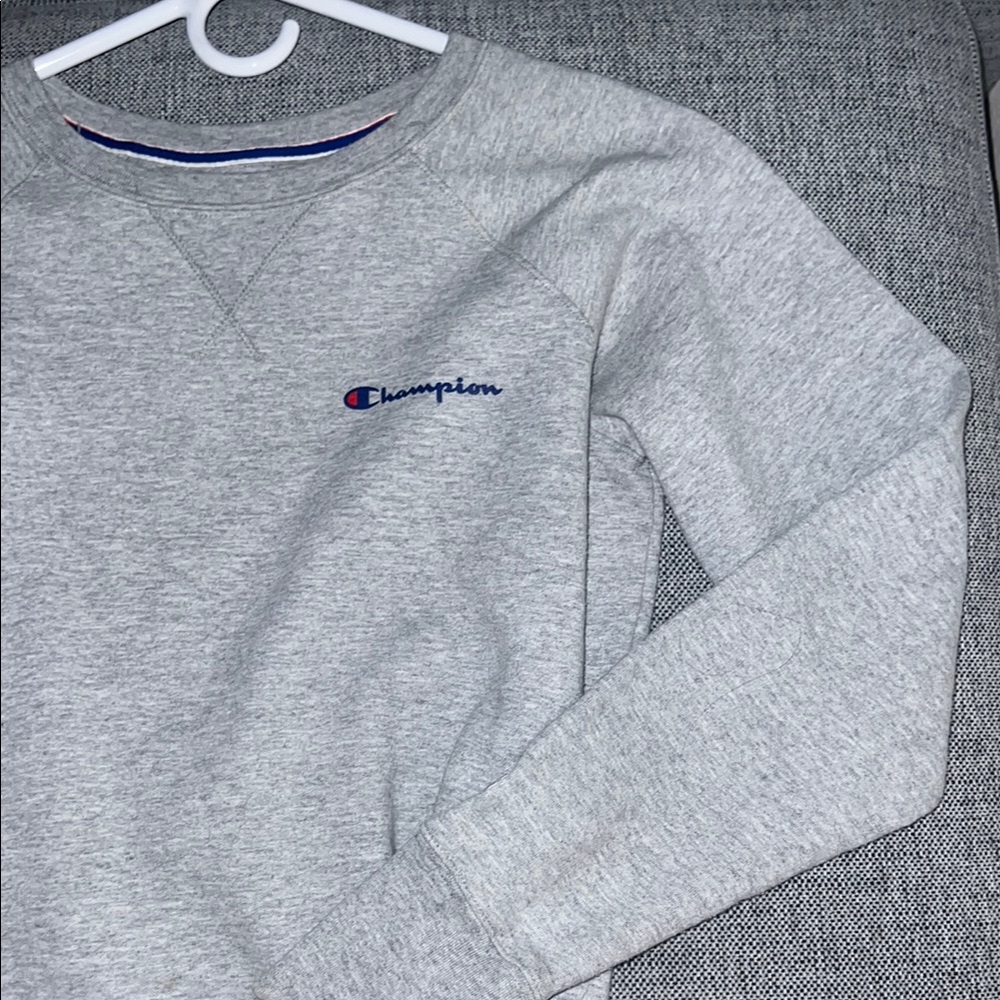 Champion Heather Gray Crewneck Sweatshirt